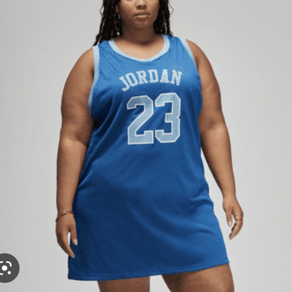 Jordan Dresses & Skirts - Jordan women's jersey heritage dress  blue size 1X